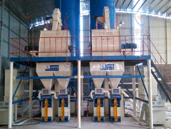 膩子粉生產線各部件作用原理